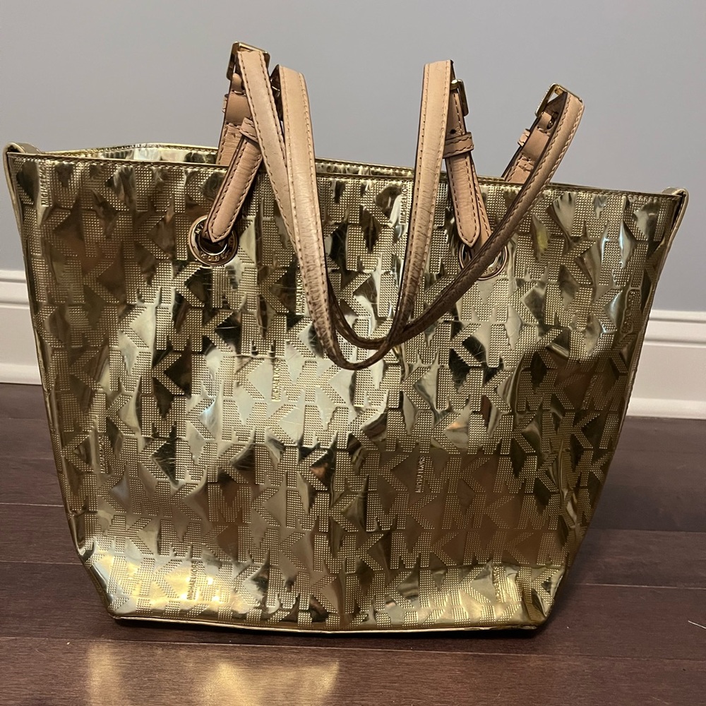 Gold Michael by Michael Kors bag